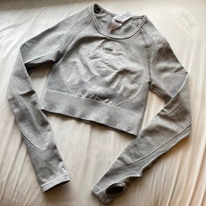 GYMSHARK Flex Long Sleeve Crop Top